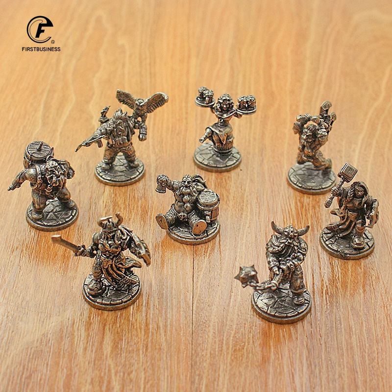Board Game Design - Statue de guerrier nain Miniature en