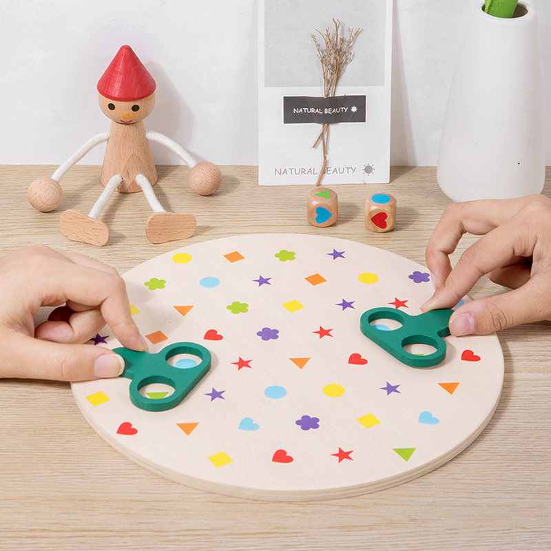 Board Game Design - Jeu de société assorti Montessori, couleurs