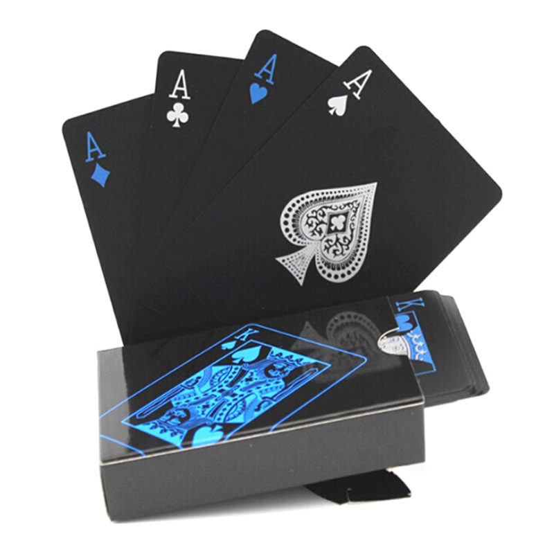 Board Game Viral - Cartes à jouer en plastique noir,