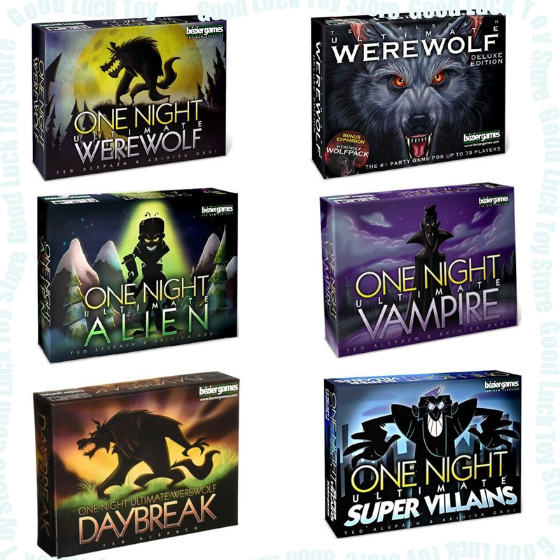 Board Game Werewolf - One Night Ultimate Werewolf Alien Jeu