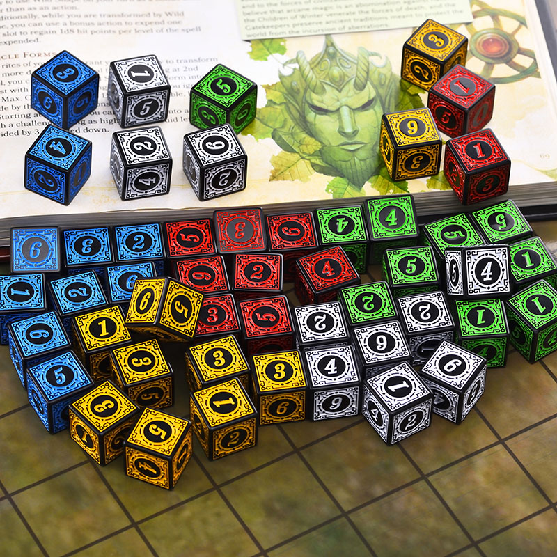 Board Game Viral - 10 pièces/ensemble jeu de dés acryliques