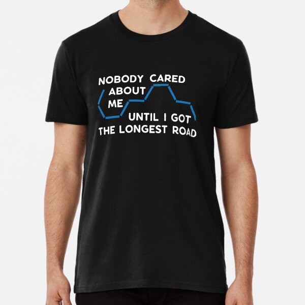 The Longest Road - T-shirt au  - Board Game Design avis et prix