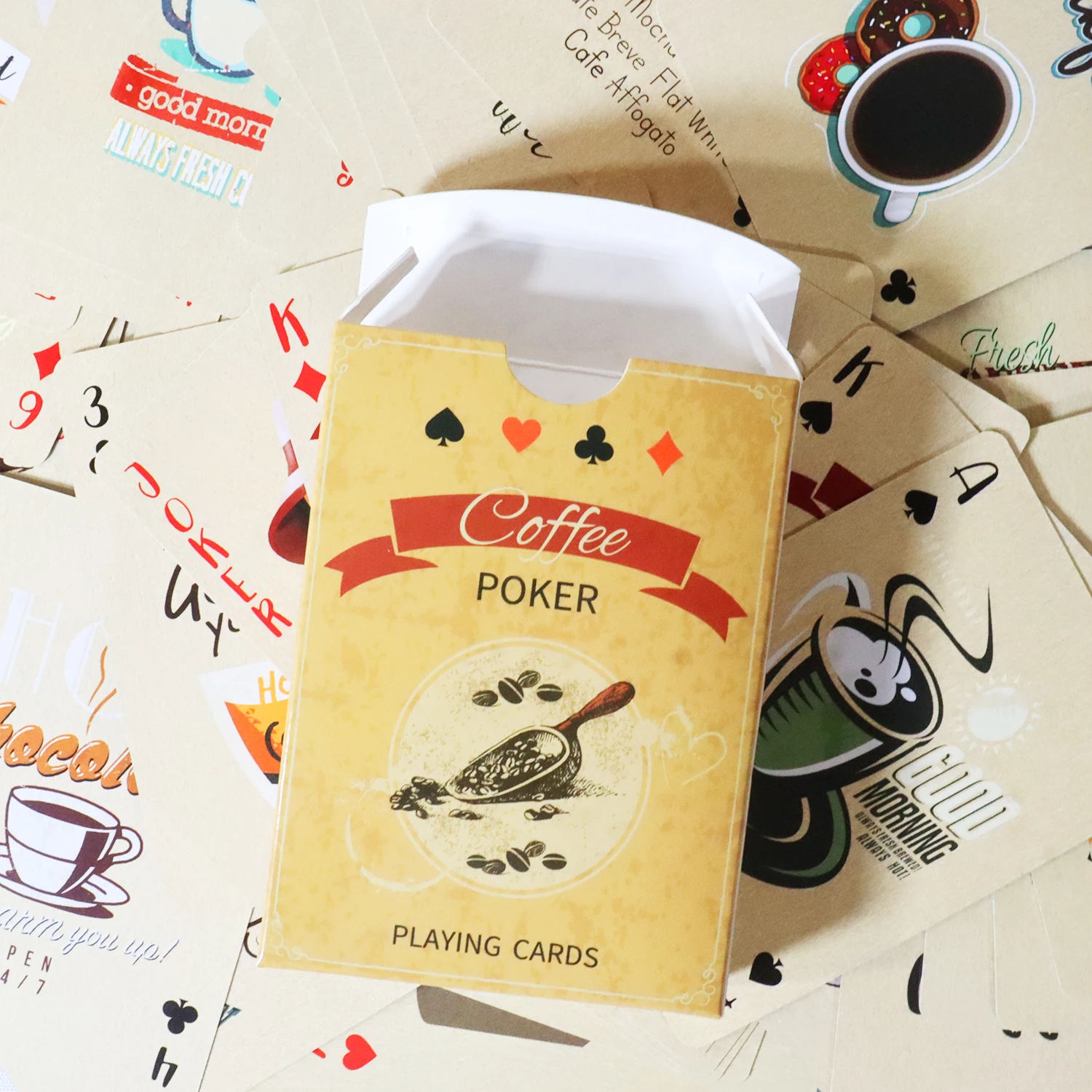 Cartes à jouer en papier café, - Board Game Viral avis et prix