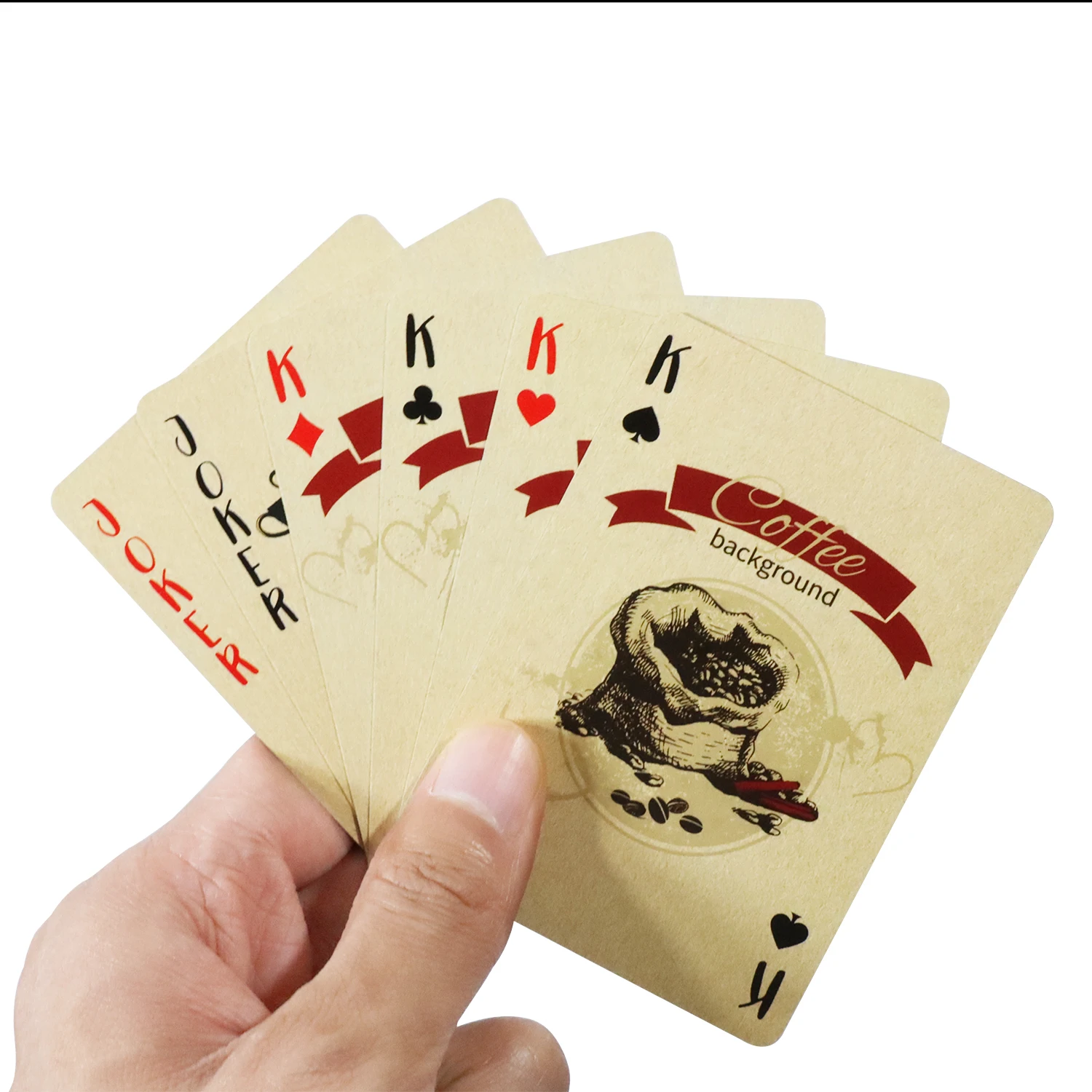 Cartes à jouer en papier café, - Board Game Viral avis et prix