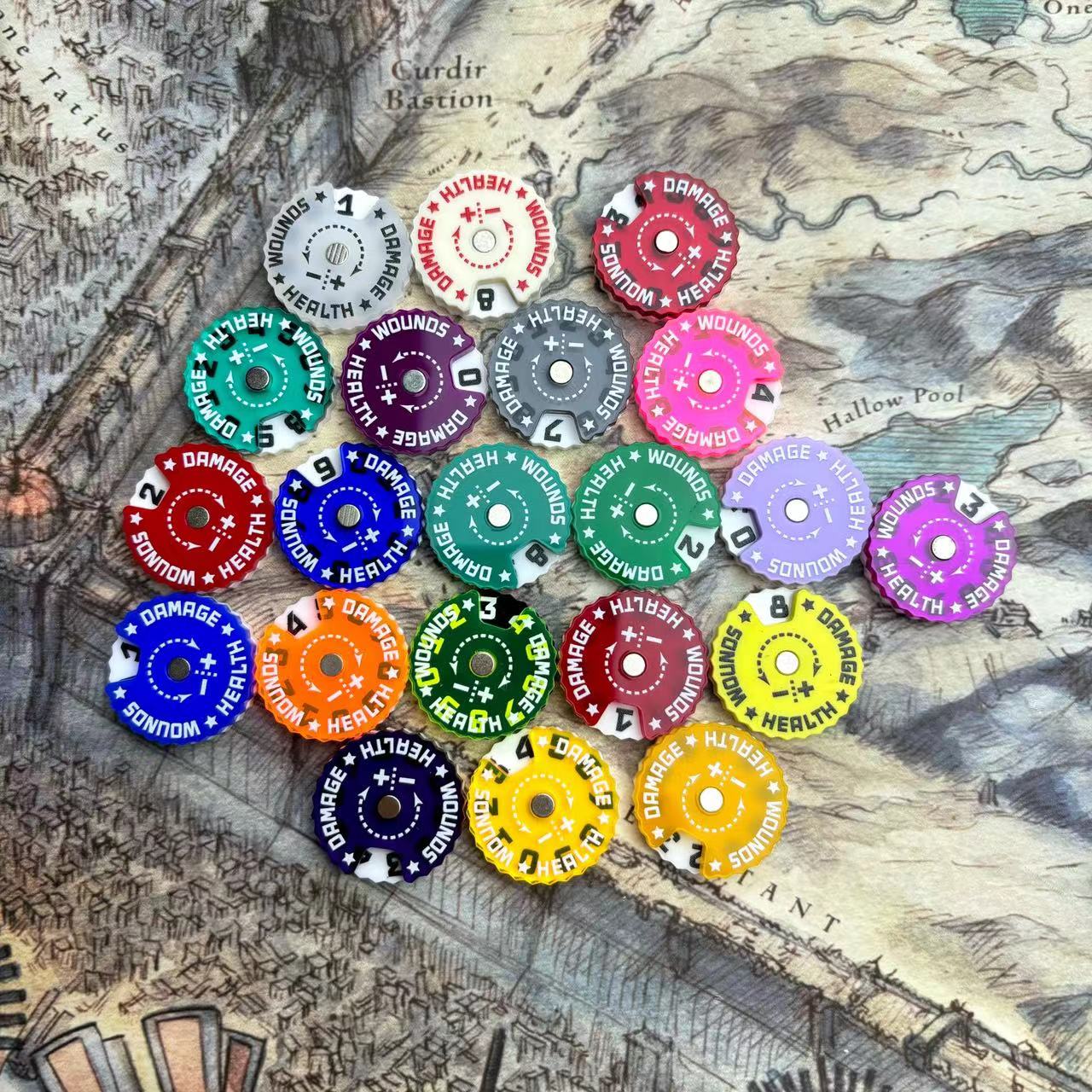 25x25x6mm traqueur de plaies t - Board Game Path avis et prix