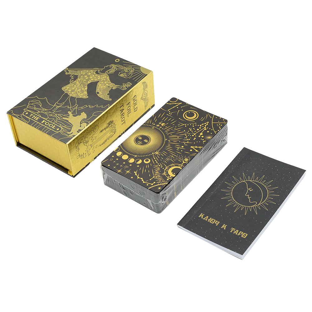 Tarot en feuille d'or 12x7cm,  - Board Game Uno avis et prix